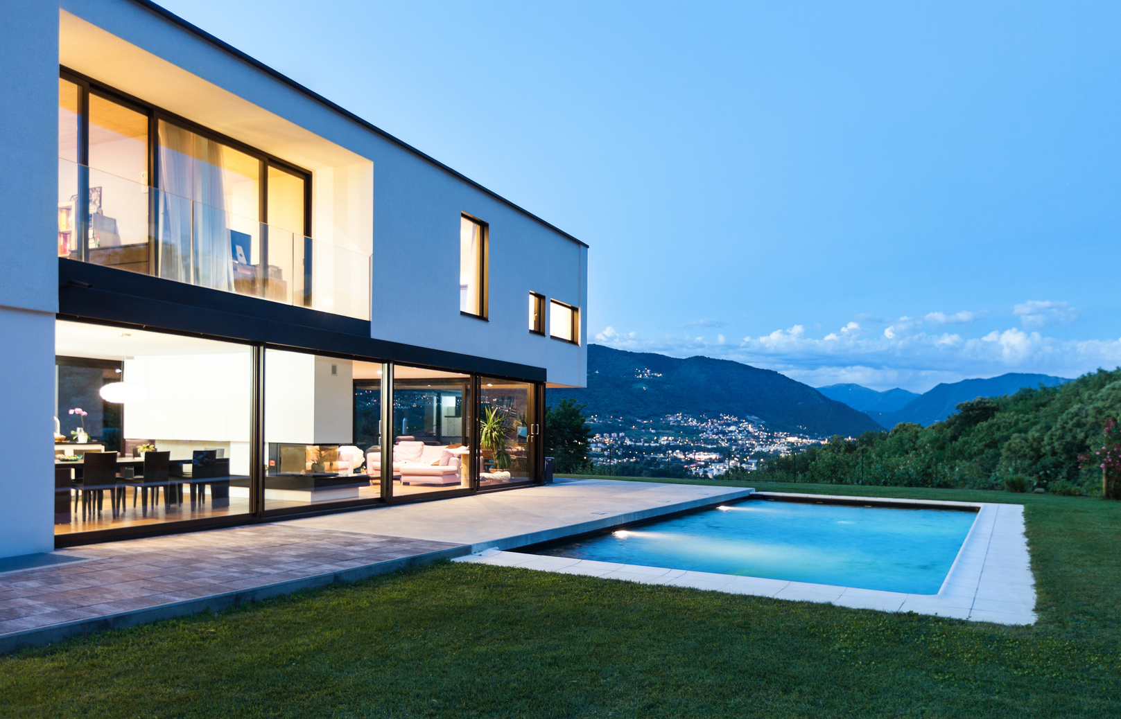 Modern villa with pool